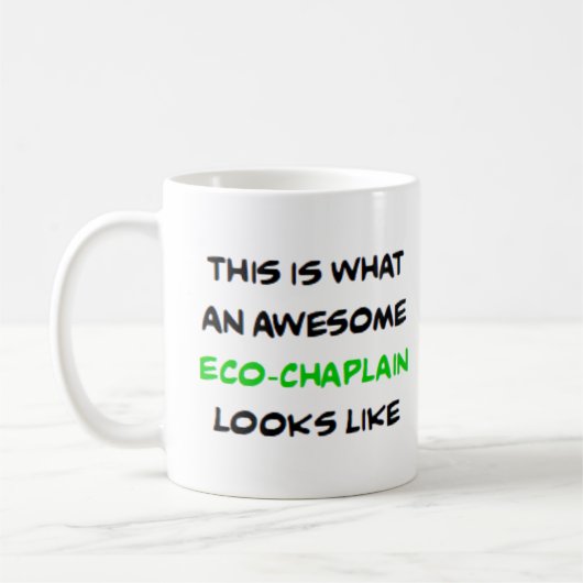 Öko chaplain, phantastisch kaffeetasse (Links)