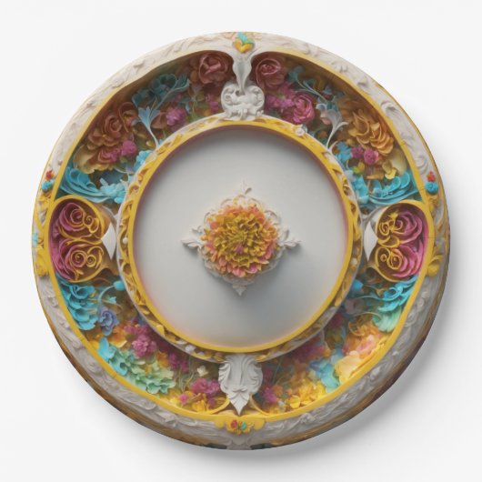 Öko Chic: Nachhaltige Teller für stilvolles Gat (Vorderseite)