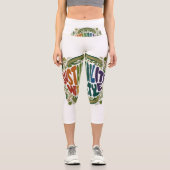 Öko-Chic: Nachhaltigkeit mit Stil" Capri Leggings (Vorderseite)