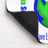 Öko-Chicks zur Förderung der Umwelt Mousepad (Ecke)