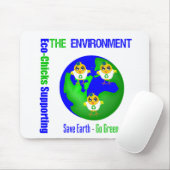 Öko-Chicks zur Förderung der Umwelt Mousepad (Mit Mouse)