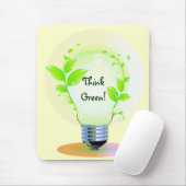 Öko Denke ökologisch Mousepad (Mit Mouse)