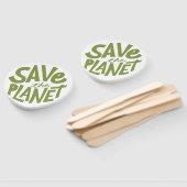 Öko-Design: Rettet den Planeten Fächer (Non-assembled)