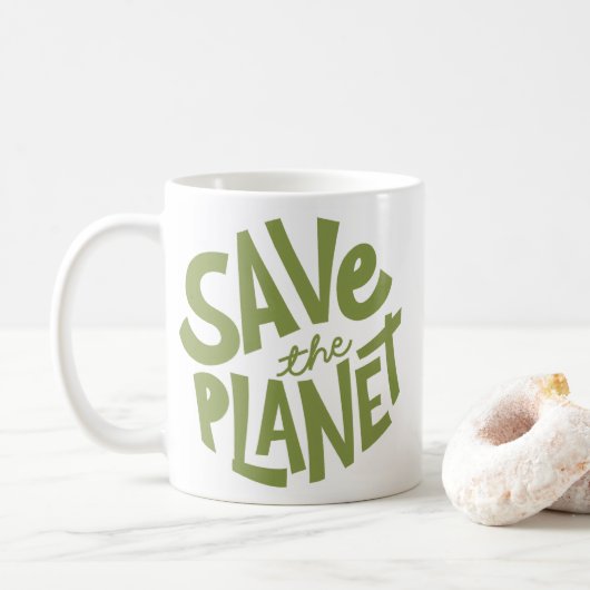 Öko-Design: Rettet den Planeten Kaffeetasse (Mit Donut)