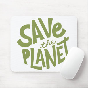 Öko-Design: Rettet den Planeten Mousepad
