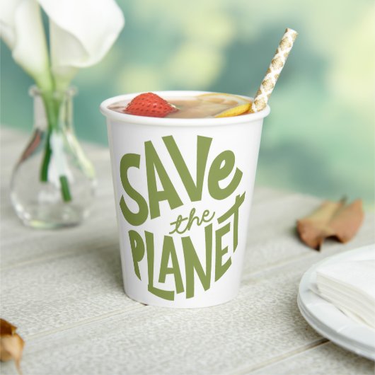 Öko-Design: Rettet den Planeten Pappbecher (In Situ)