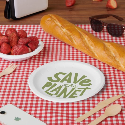 Öko-Design: Rettet den Planeten Pappteller (Picknick)