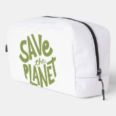 Öko-Design: Rettet den Planeten Waschbeutel (Rechte Ecke)
