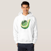 Öko Earth Avocado Globe Nachhaltig Planet Hoodie (Vorne ganz)
