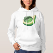 Öko Earth Avocado Globe Nachhaltig Planet Hoodie (Vorderseite)