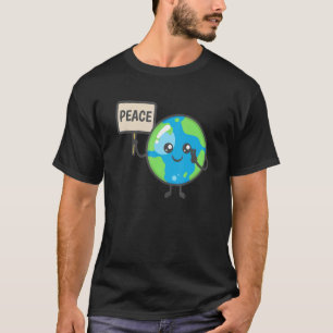 Öko Earth Day for Men Women Kids Peace T-Shirt