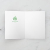 Öko, erdfreundlich, Liebe Bäume Karte (Innenseite)