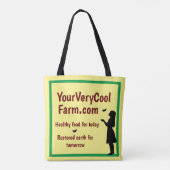 Öko Farm Werbeaktion, Ihr Bauernhof-Tote-Beutel Tasche (Rückseite)