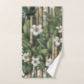 Öko-freundliche Gärten und Gebäude im Einklang Badhandtuch Set (Handtuch)