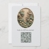 Öko-freundliche Gärten und Gebäude im Einklang Einladung (Rückseite)