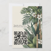 Öko-freundliche Gärten und Gebäude im Einklang Einladung (Rückseite)