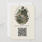 Öko-freundliche Gärten und Gebäude im Einklang Einladung (Rückseite)