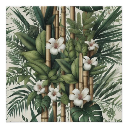 Öko-freundliche Gärten und Gebäude im Einklang Poster (Vorderseite)