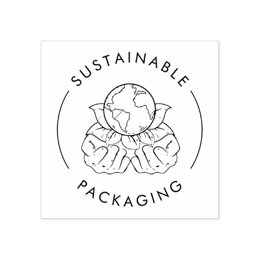 Öko-freundliche Nachhaltige Verpackung | Unternehm Gummistempel (Prägung)
