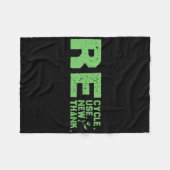 Öko-freundlicher Design-Recycle Fleecedecke (Vorderseite (Horizontal))