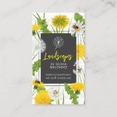 Öko-freundlicher Wäscheservice von Dandelion & Bie Visitenkarte (Vorderseite)