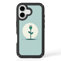 Öko-freundliches Plug-Pflanze-Design