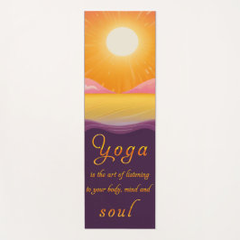 Öko-freundliches Yoga passt zu Inspirationsgeboten Yogamatte