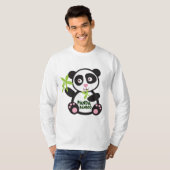 Öko Friendly Bamboo Panda T - Shirt (Vorne ganz)