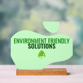 Öko Friendly Business Sign Acrylschild (Neutral)