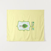 Öko Friendly Evergreen Design Wandteppich (Vorderseite (Horizontal))