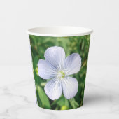 Öko Friendly Flax-Blume Pappbecher (Rückseite)