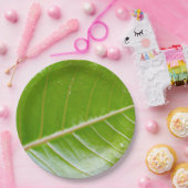 Öko Friendly Green Leaf 9" Runde Pappteller (Party)