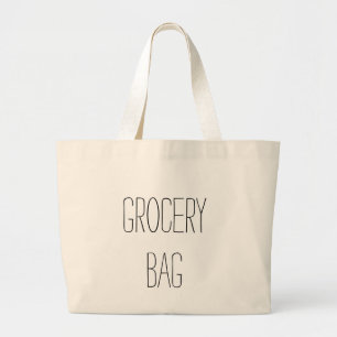 Öko Friendly Grocery Bag - stilvoll & wiederverwen Jumbo Stoffbeutel
