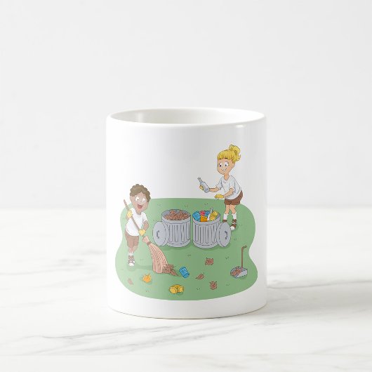 Öko Friendly Kids Cleaning Campingplatz Recycelnd Kaffeetasse