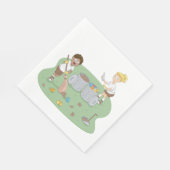 Öko Friendly Kids Cleaning Campingplatz Recycelnd Serviette (Ecke)