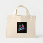 Öko Friendly Leinwand Tote Bag | Wiederverwendbare Mini Stoffbeutel (Vorne)