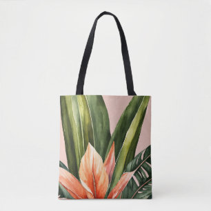 "Öko Friendly Natural Leaf Print Tote Bag" Tasche