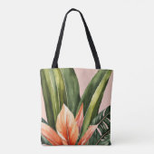 "Öko Friendly Natural Leaf Print Tote Bag" Tasche (Rückseite)