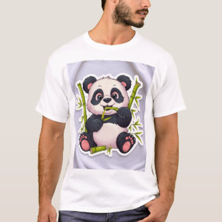 Öko Friendly Niedlich Panda T - Shirt - Adorable W