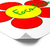 "Öko Friendly" Poster - Anpassbar (Ecke)