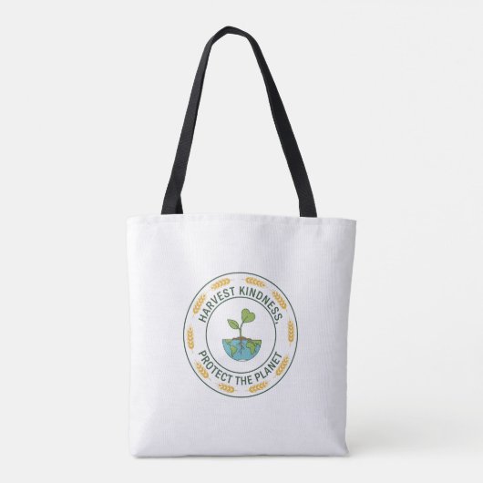 Öko Friendly Tasche - "Ernte Kindheit, Schütze die (Rückseite)
