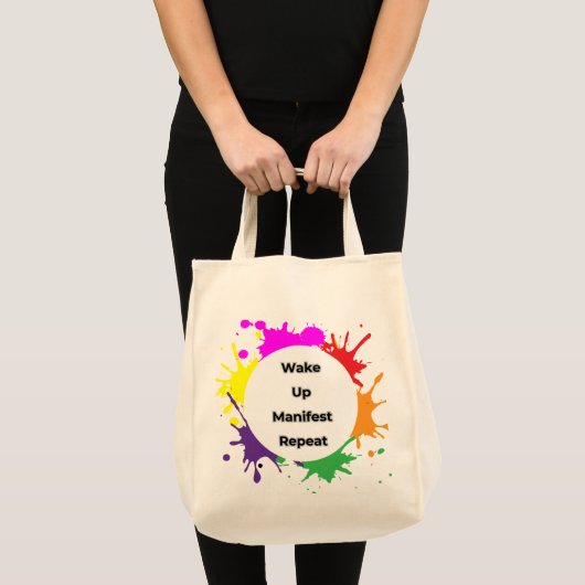 "Öko Friendly Tote Bag for Manifestation Lovers" Tragetasche (Vorderseite (Produkt))