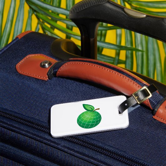 Öko Globe Frucht Grüne Erde Leaf Sphere Gepäckanhänger