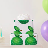 Öko Globe Frucht Grüne Erde Leaf Sphere Geschenkpapier