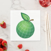 Öko Globe Frucht Grüne Erde Leaf Sphere Serviette (Beispiel)