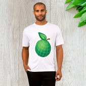 Öko Globe Frucht Grüne Erde Leaf Sphere T-Shirt