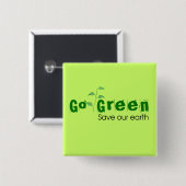 Öko | Go Green Button (Vorne & Hinten)