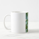 Öko Green Camouflage Kaleidoskop Art Print Design Kaffeetasse (Links)