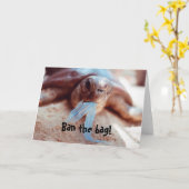 Öko-Gruß Karte (Gelbe Blume)