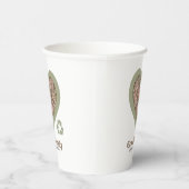 Öko & herzfreundliche Liebe Pappbecher (Rechts)